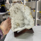 Quartz Geode on Timber Stand
