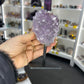 Amethyst Cluster Specimen on Stand