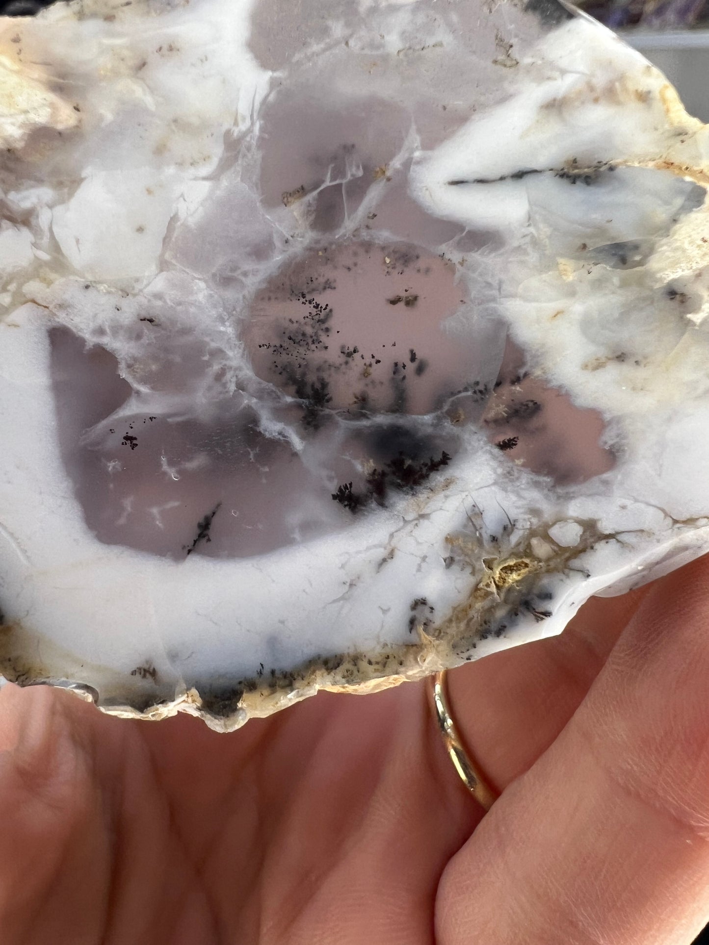 Dendritic Opal Slice