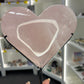 Rose Quartz Heart on Stand