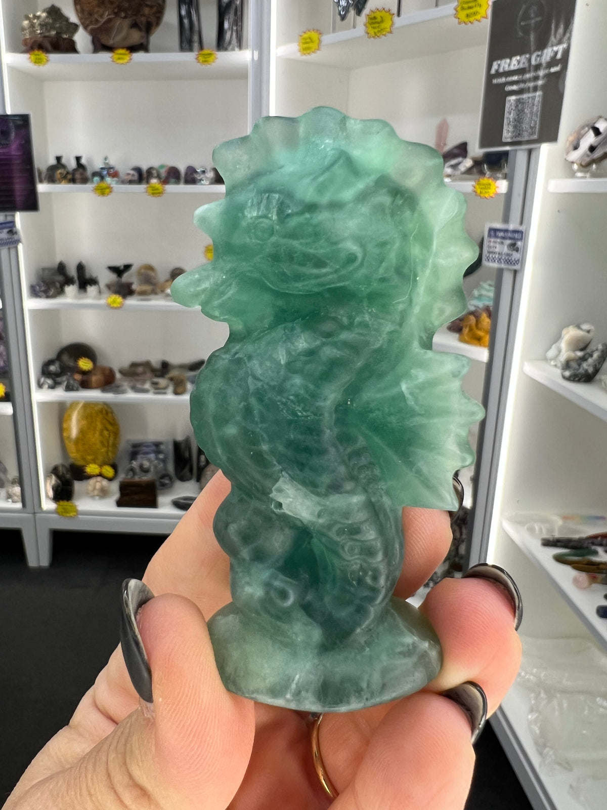 Fluorite Seahorse