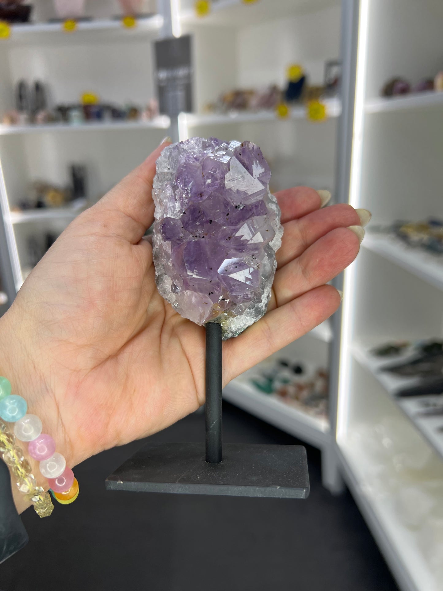 Amethyst Cluster on Stand