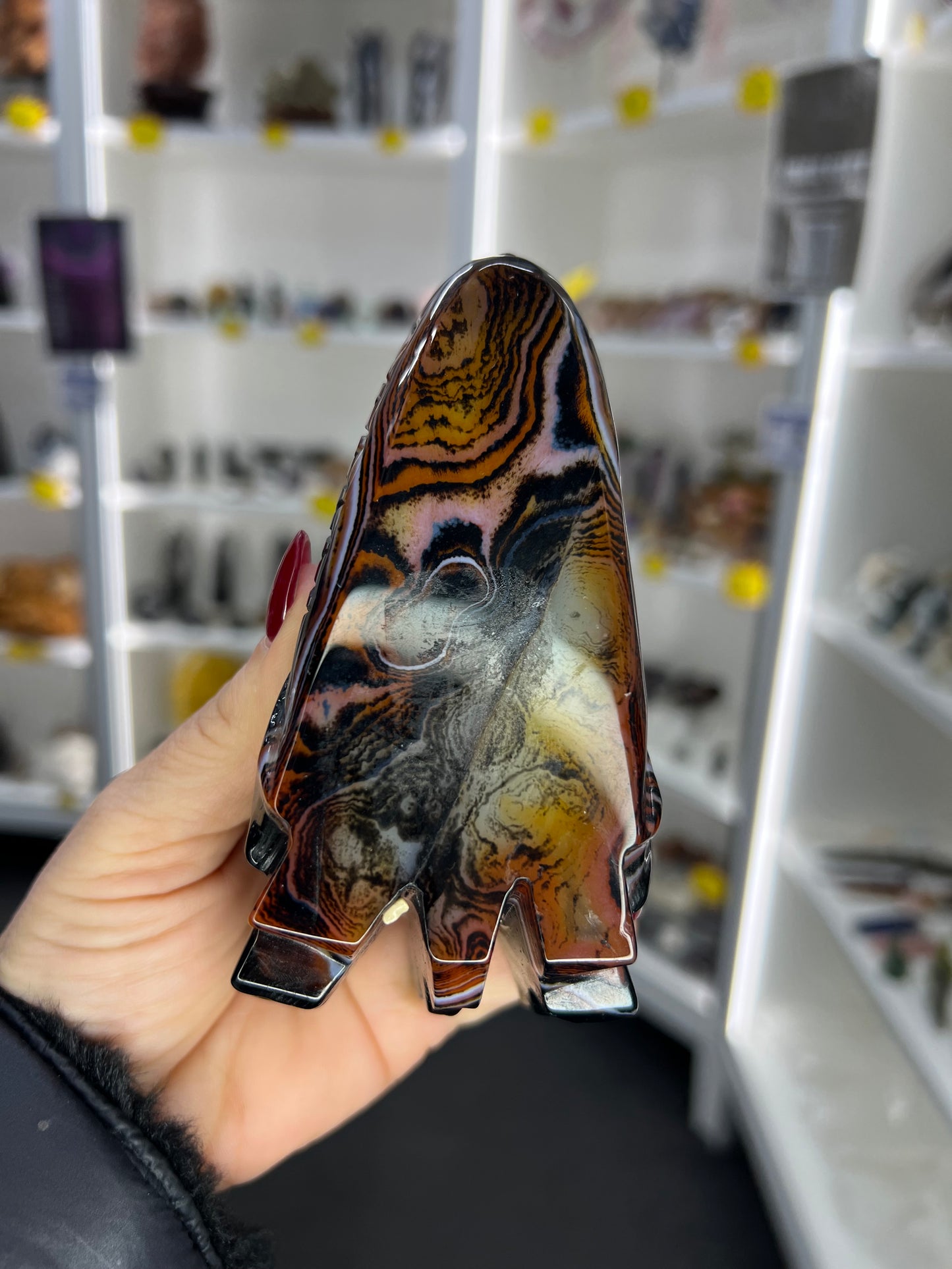 Sardonyx Dragon Skull
