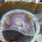 Amethyst / Agate Slab on Stand