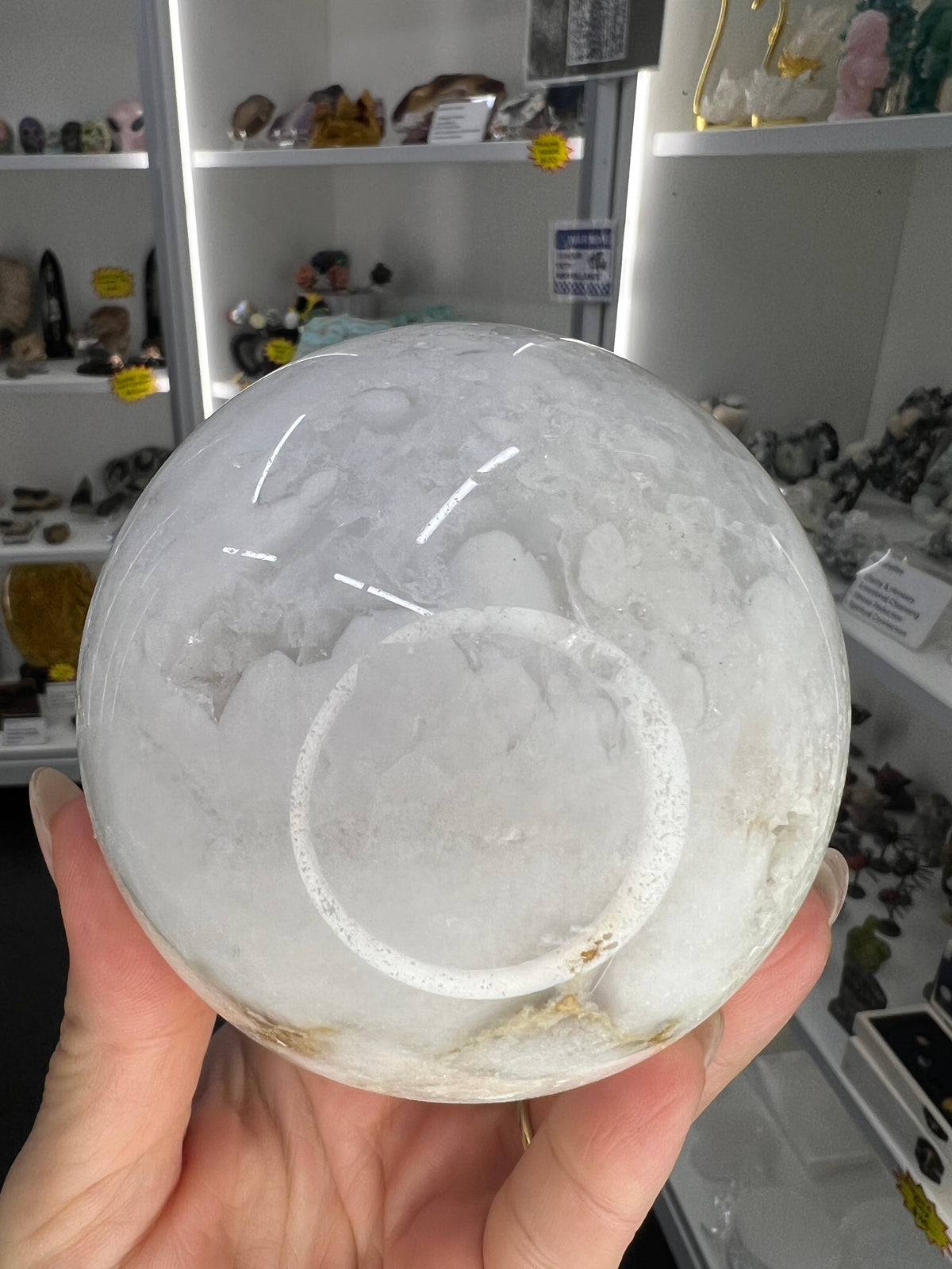 Moroccan Geode Sphere with Stand