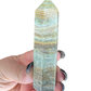 Banded Pistachio Calcite Tower