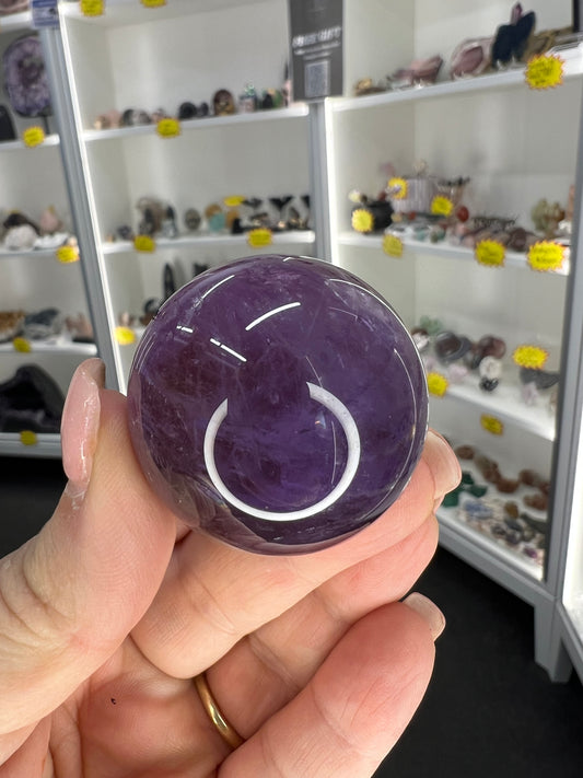 Amethyst Sphere on Stand