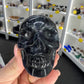 Black Fluorite Skull (UV Reactive)