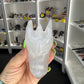 Selenite Dragon Head