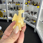 Yellow Calcite Character Carving