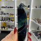 Black Fluorite Tower (UV Reactive)