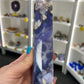 Blue Flower Agate Tower