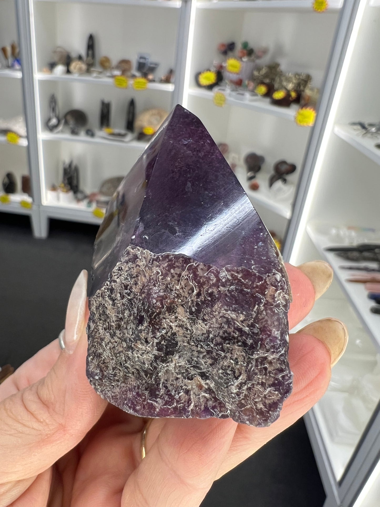 Purple Fluorite Point
