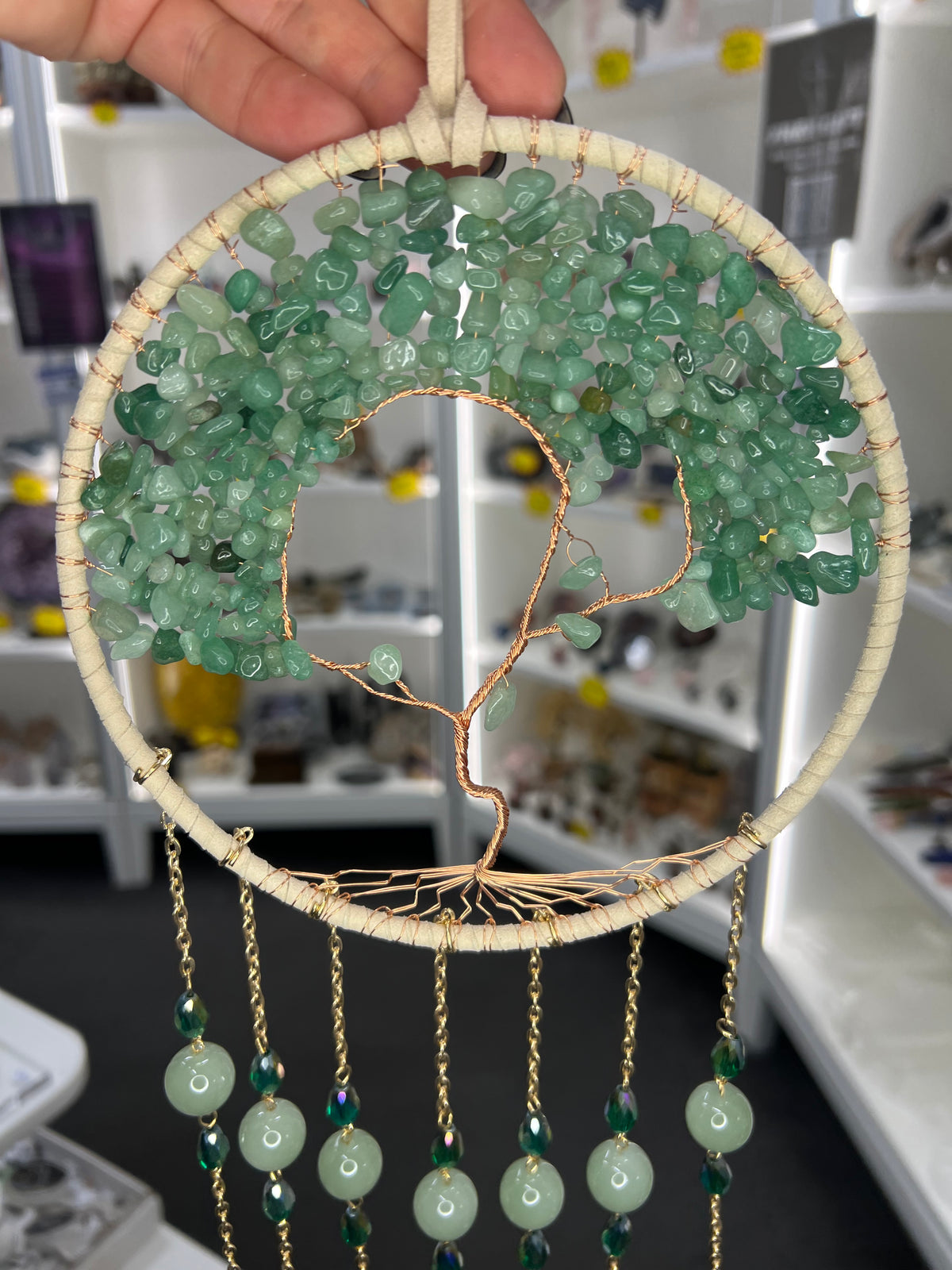 Green Aventurine Suncatcher