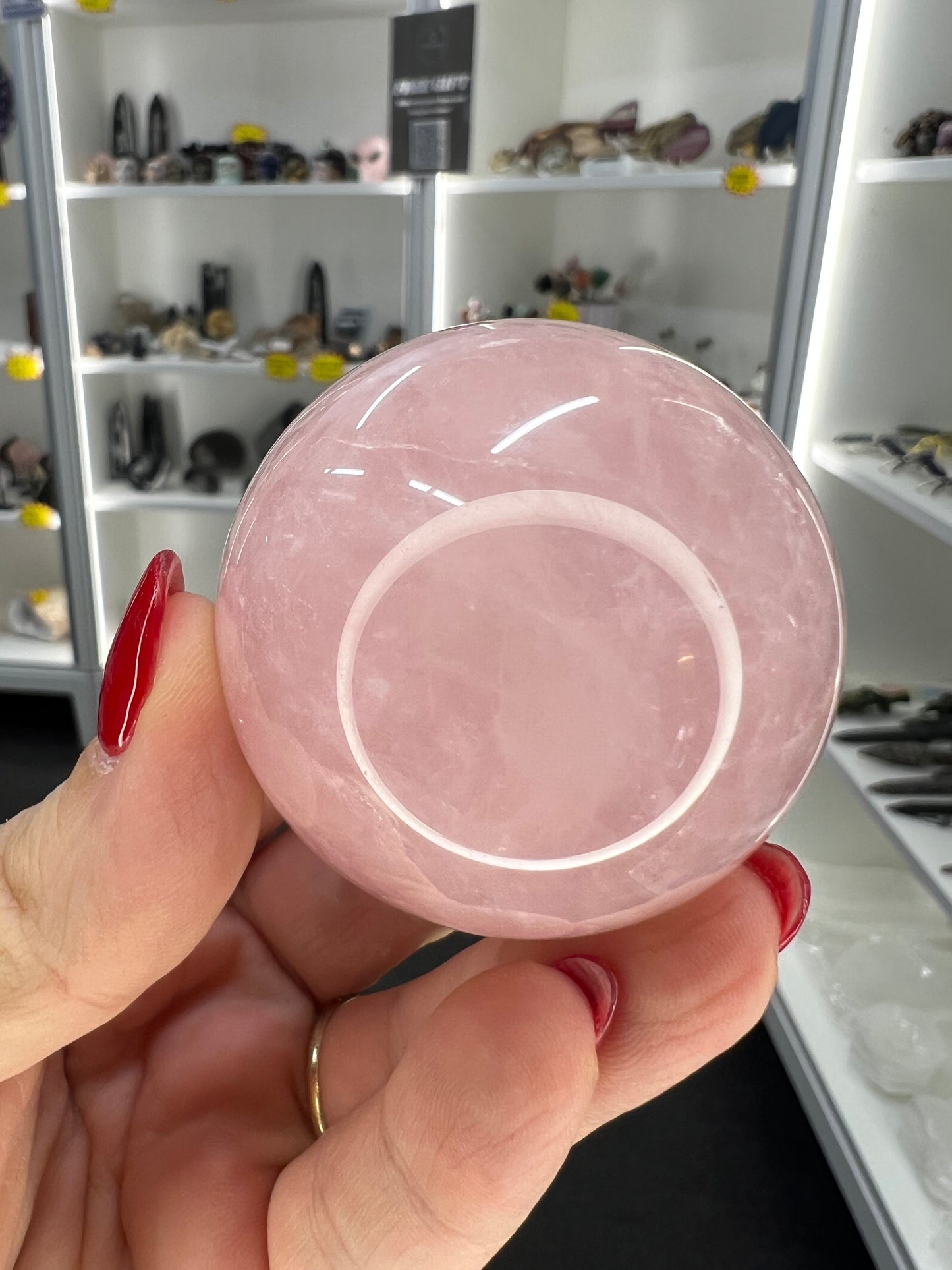 Rose Quartz Sphere with Stand