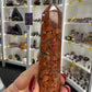 Red Jasper Organite Tower