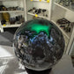 Huge Volcano Agate Sphere on Stand (UV Reactive)