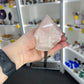 Rose Quartz Point on Stand