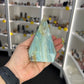 Caribbean Calcite Faceted Freeform