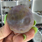 Ocean Jasper Moon Face Sphere on Stand