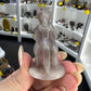 Lepidolite Character Carving