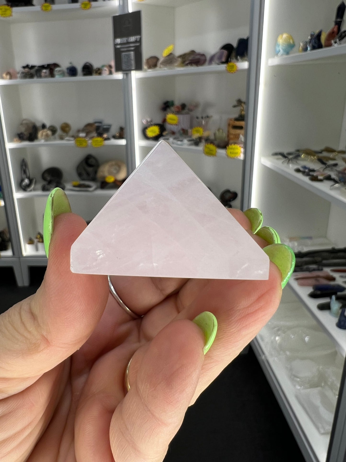 Rose Quartz Pyramid