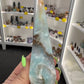 Caribbean Calcite Faceted Freeform