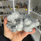 Apophyllite on Blue Chalcedony
