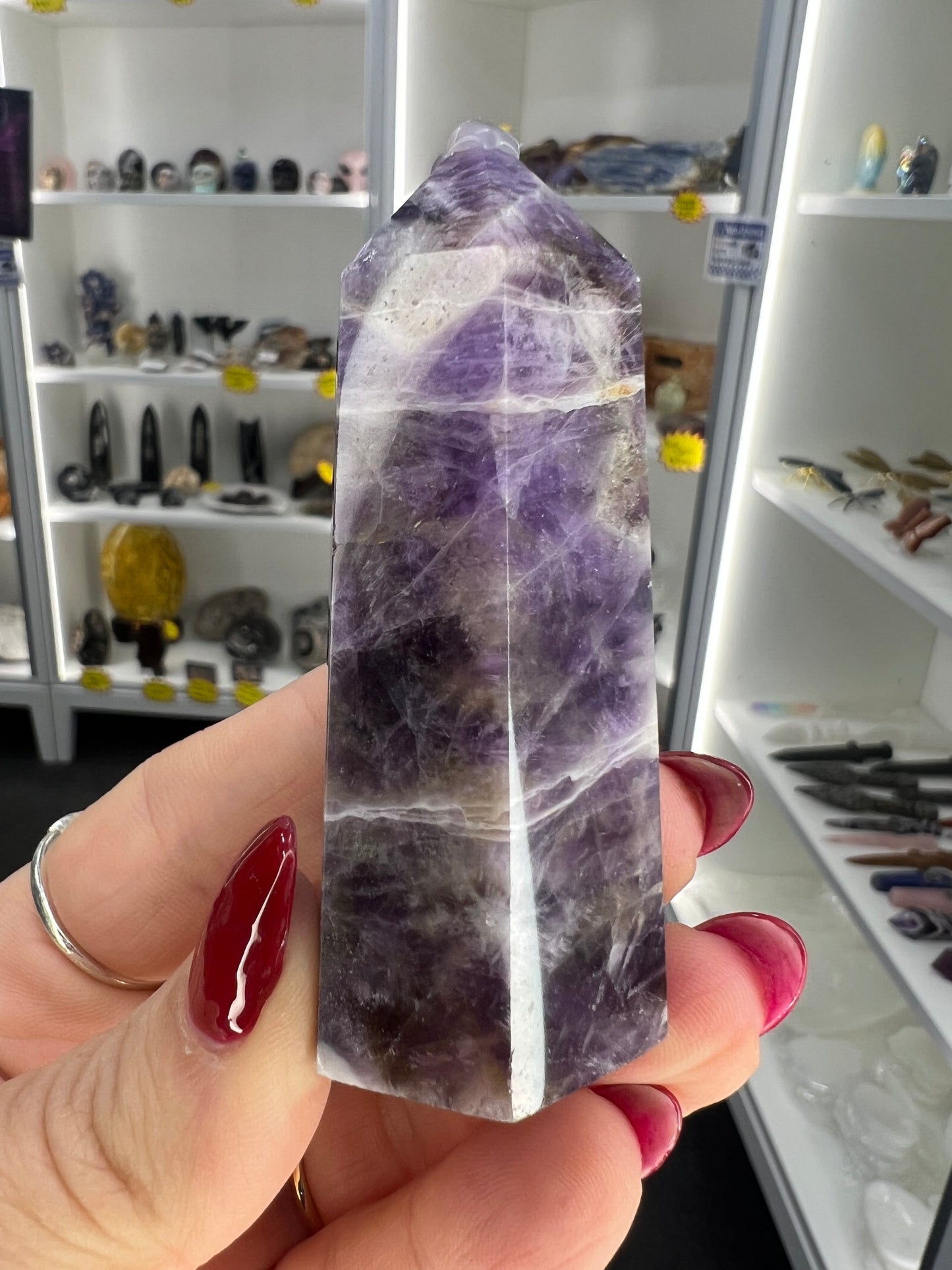 Chevron / Dream Amethyst Tower