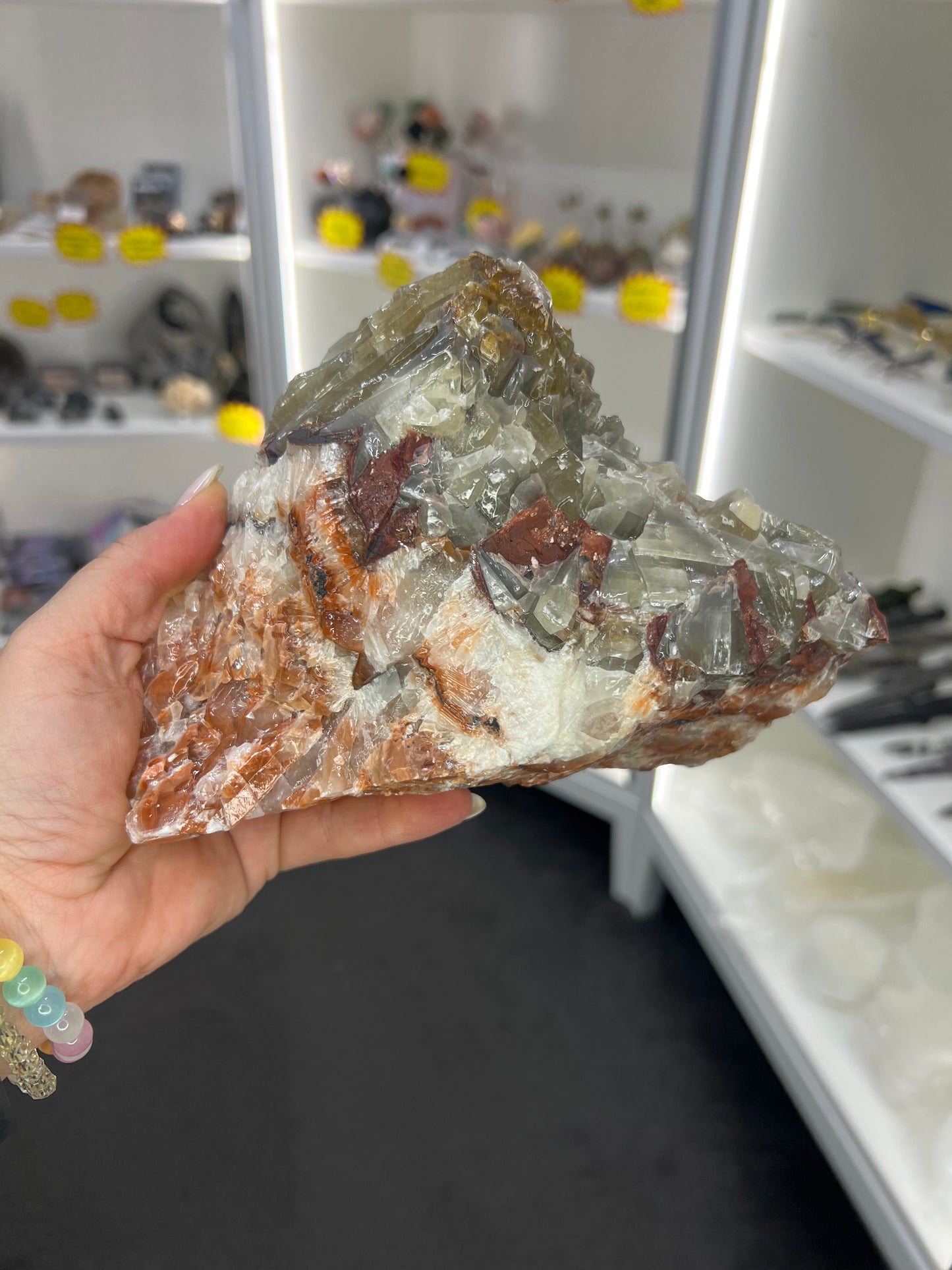 Rainbow Calcite Specimen