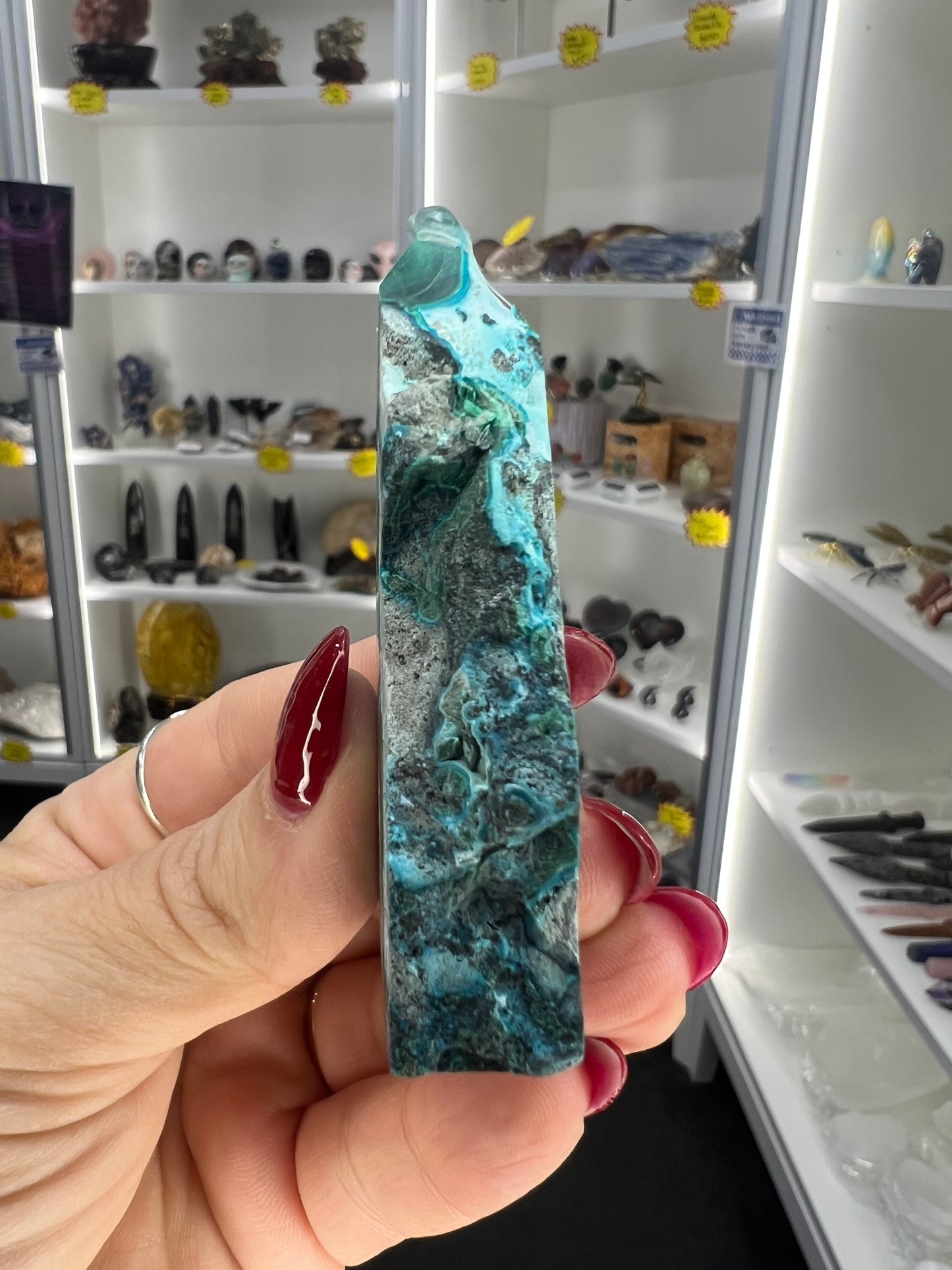 Malachite x Chrysocolla Point