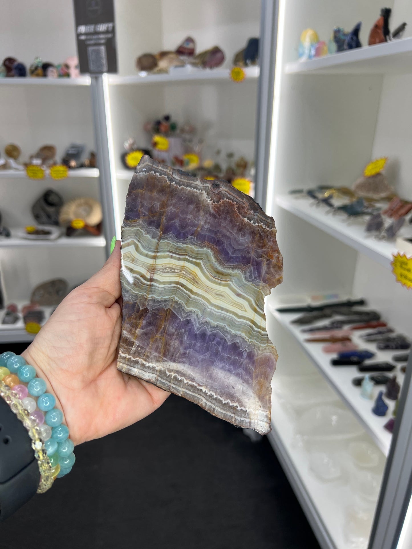 Crazy Lace Amethyst Slab