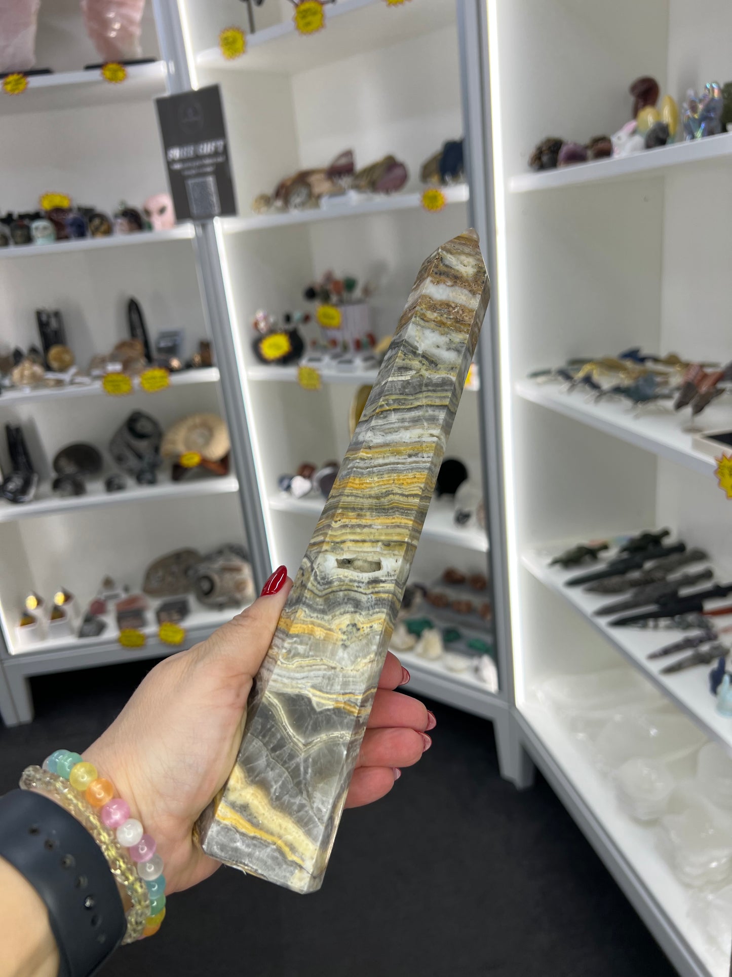 Crazy Lace Agate Tower