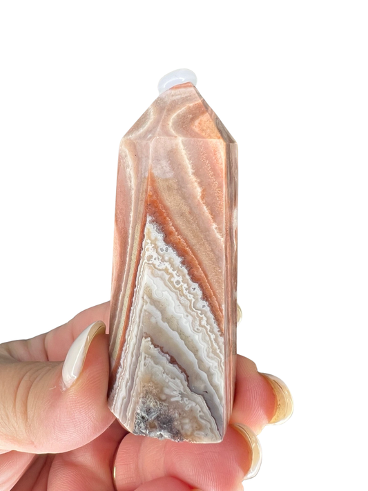 Mexican Lace Agate Tower
