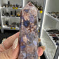 Blue Flower Agate Tower