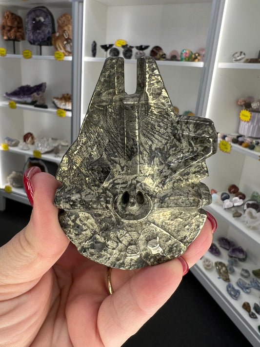 Pyrite Millenium Falcon