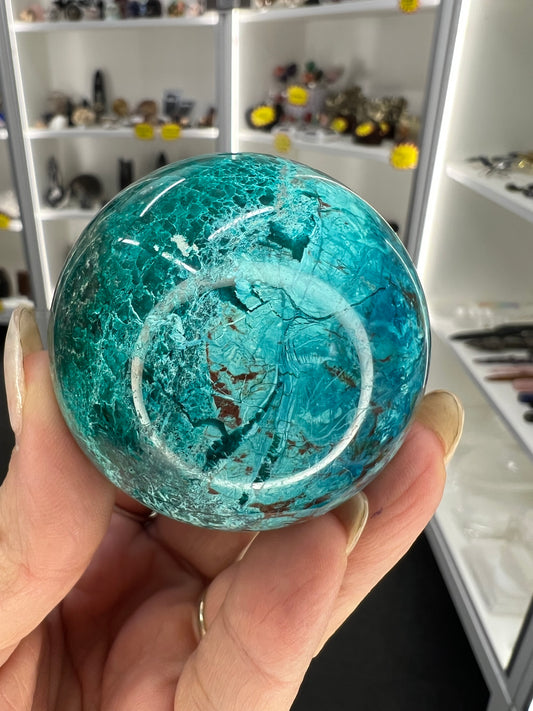 Phoenix Turquoise Sphere on Stand