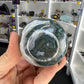 Moss Agate Sphere with Stand