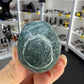 Moss Agate Skull