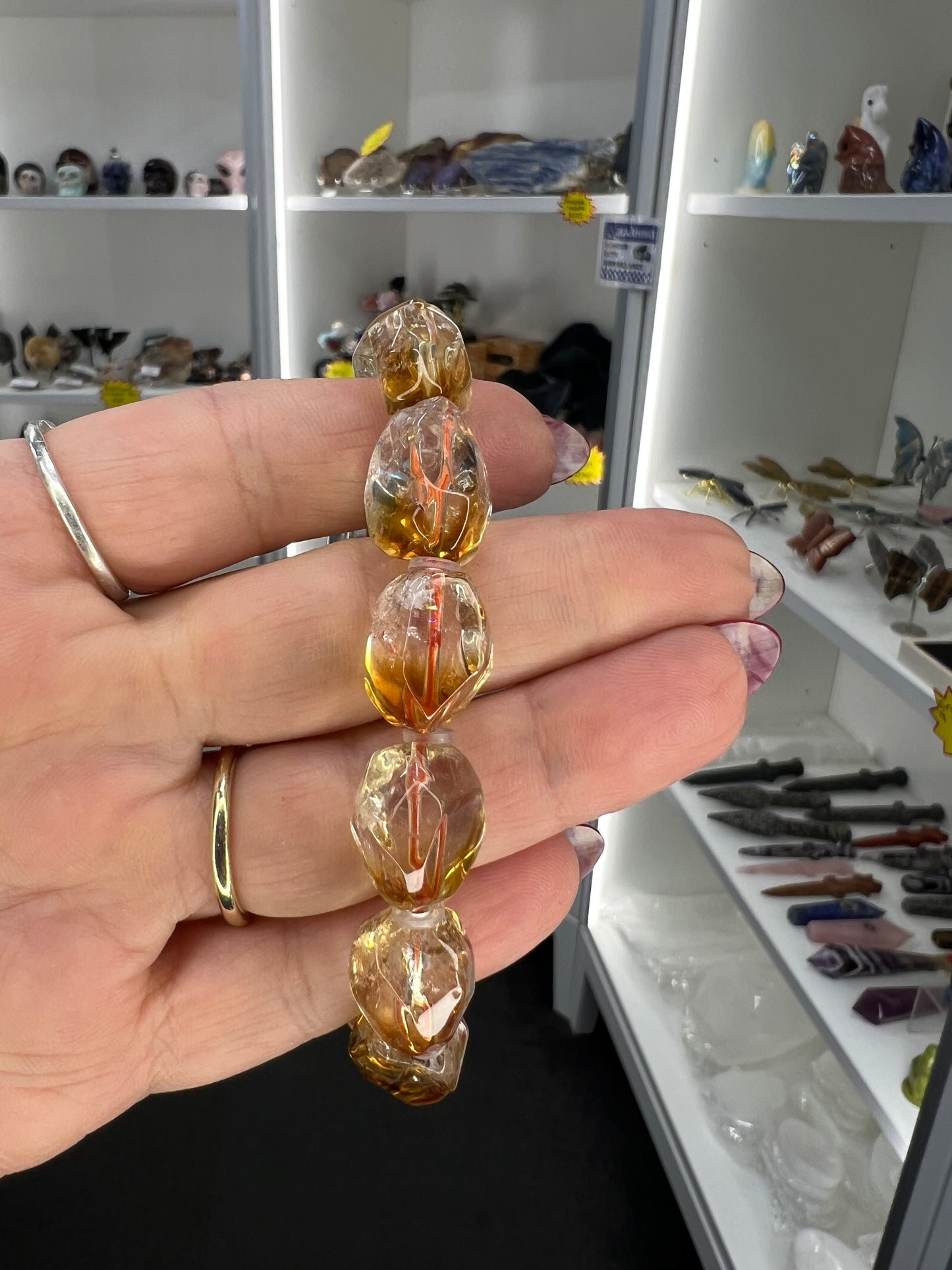 Citrine Freeform Bracelet