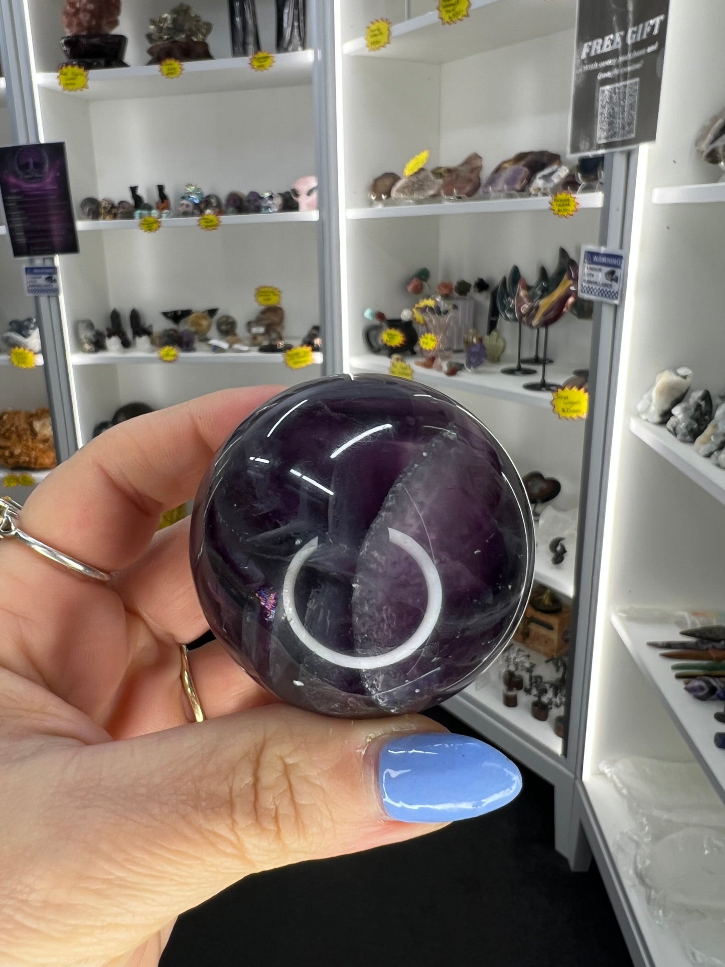 Fluorite Sphere with Stand