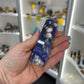 Blue Flower Agate Tower