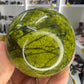 Green Opal Sphere on Stand