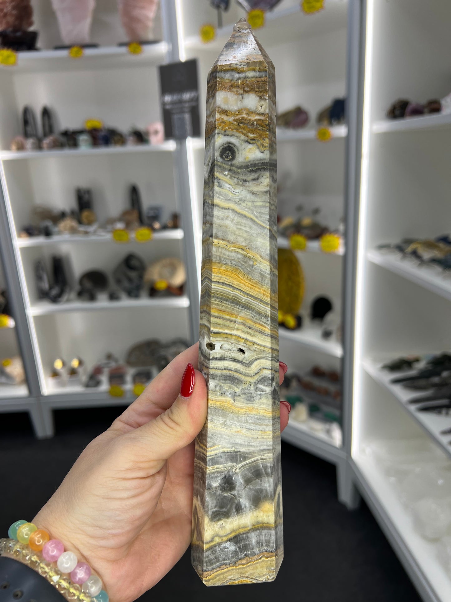 Crazy Lace Agate Tower