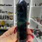 Black Fluorite Tower (UV Reactive)