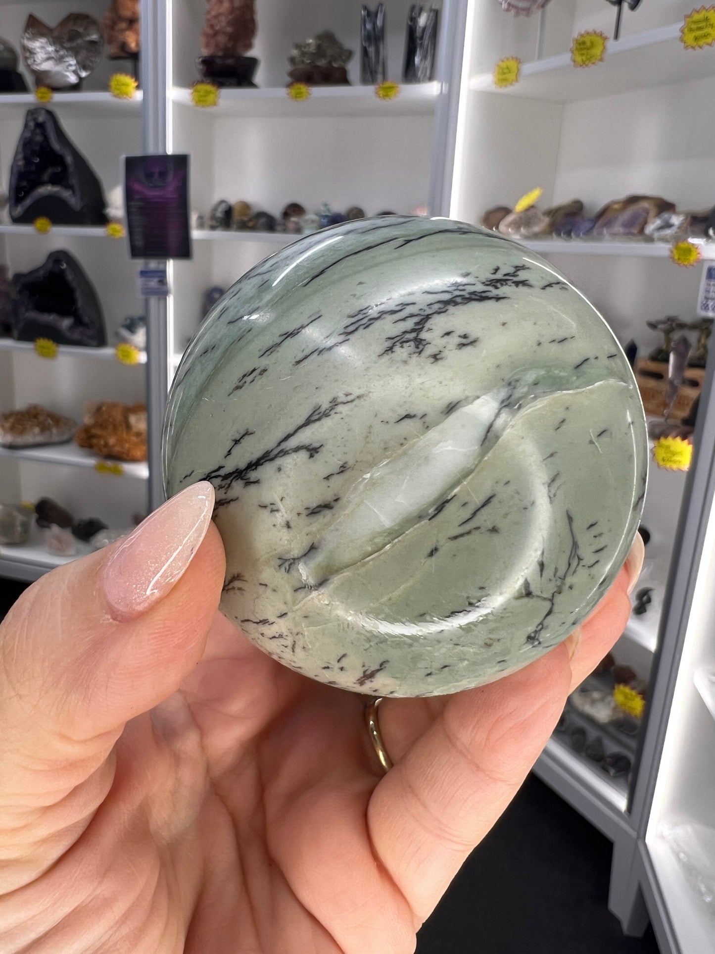 Picture Jasper Sphere with Stand