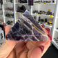 Chevron / Dream Amethyst Pyramid
