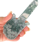 Moss Agate Guitar Carving