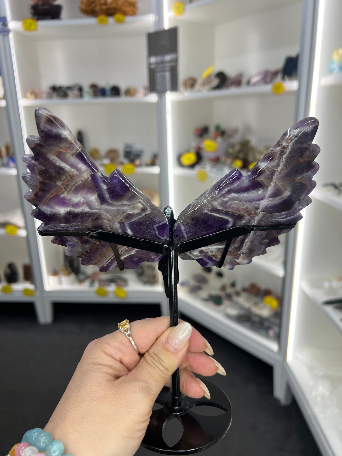 Chevron / Dream Amethyst Angel