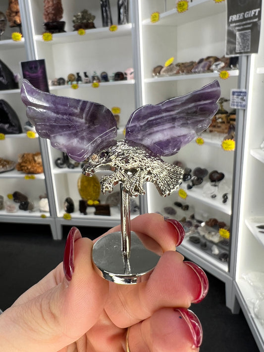 Chevron / Dream Amethyst Eagle